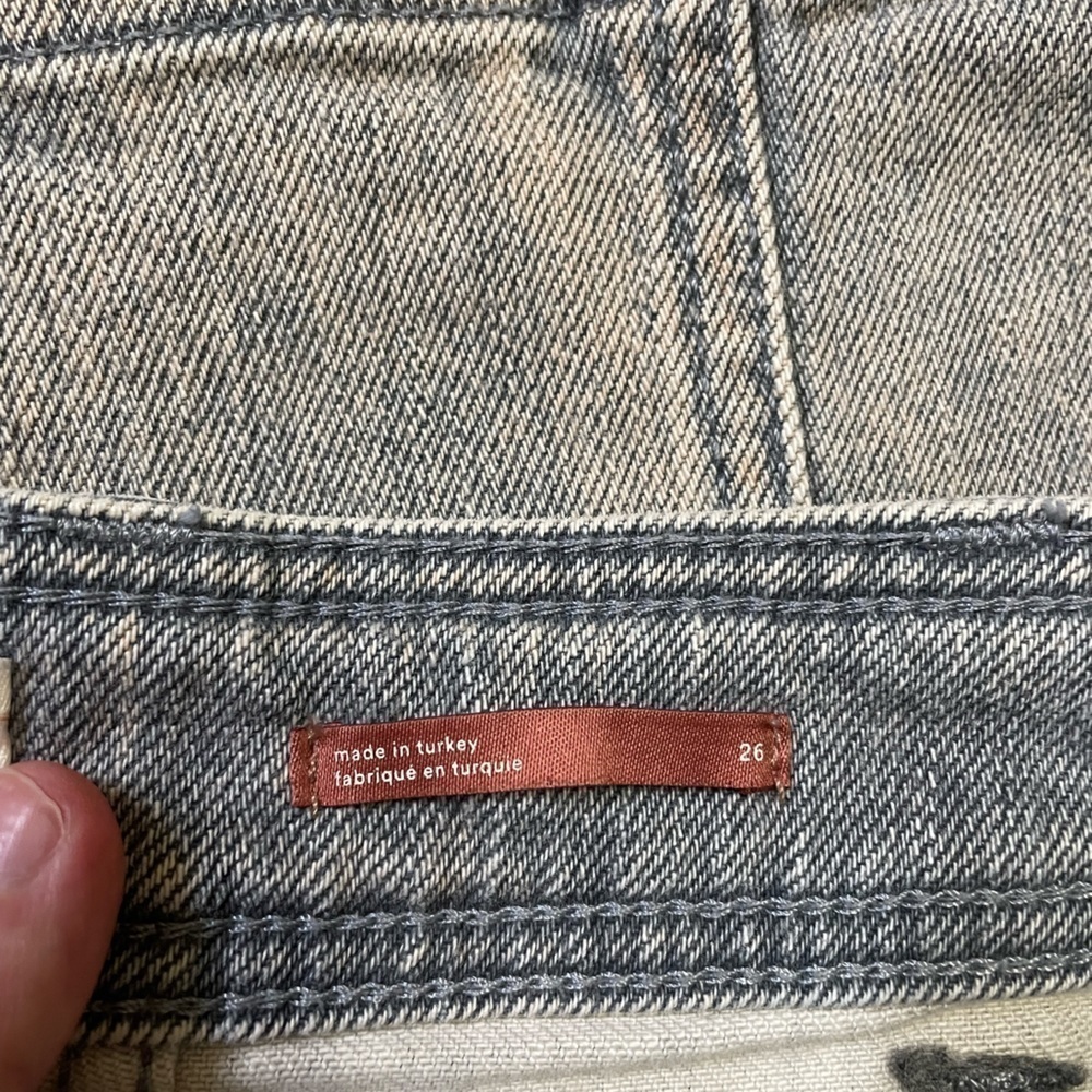 ❤️Anthropologie Pilco And The Letterpress Topstiched Super High Rise Straight Je - Picture 12 of 13